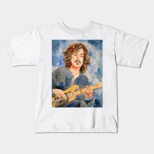 FRANK ZAPPA watercolor portrait.3 Kids T-Shirt